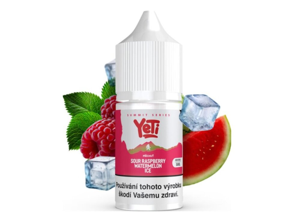 Příchuť Yeti Summit Series S&V 5ml Sour Raspberry Watermelon Ice (Ledová malina a meloun)