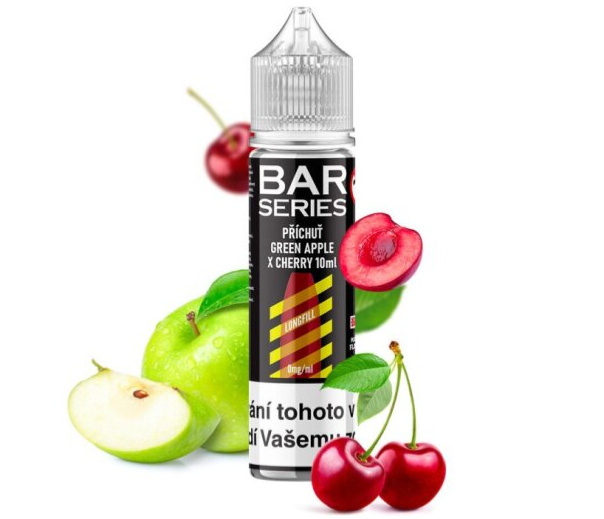 Příchuť Bar Series S&V: Green Apple X Cherry (Zelené jablko a třešeň) objem 10ml