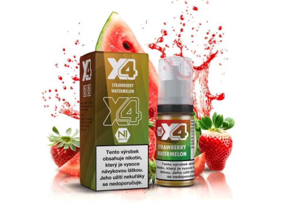 X4 Bar Juice - Jahoda a meloun (Strawberry Watermelon)