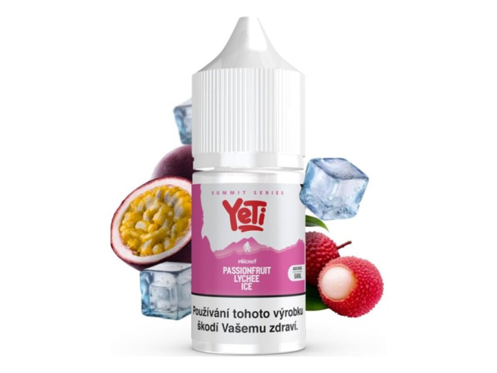 Příchuť Yeti Summit Series S&V 5ml Passionfruit Lychee Ice (Ledová marakuja s liči)