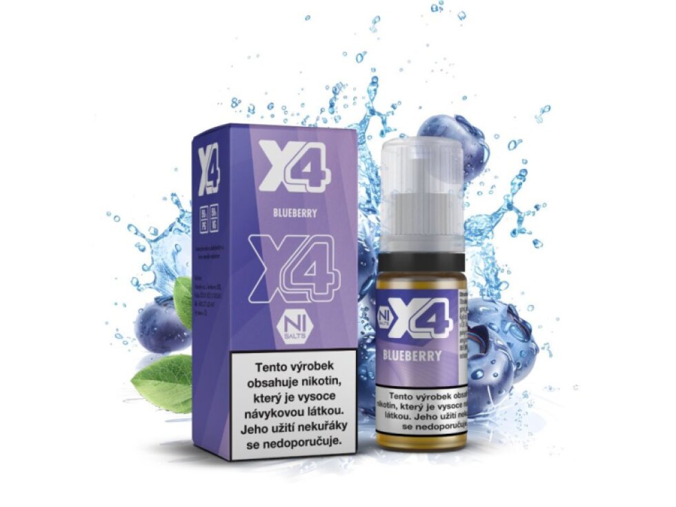 X4 Bar Juice - Borůvka (Blueberry)