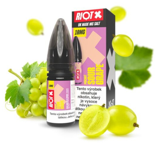 RIOT X Salt Sour Grape (Hroznové víno) 10ml