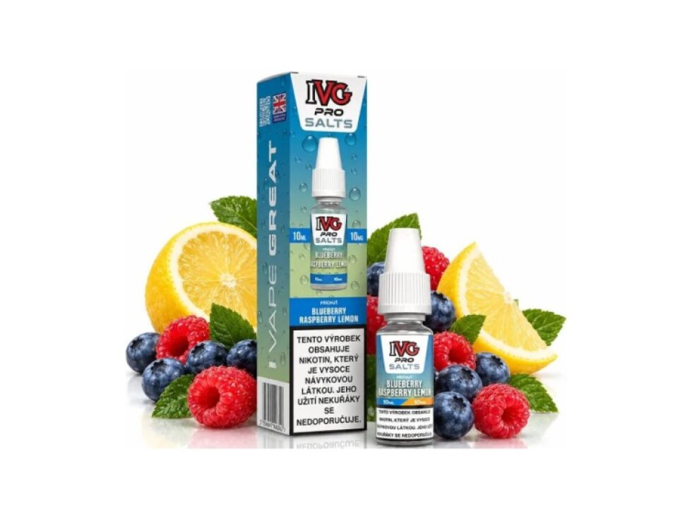 Liquid IVG Pro Salts Blueberry Raspberry Lemon 10ml