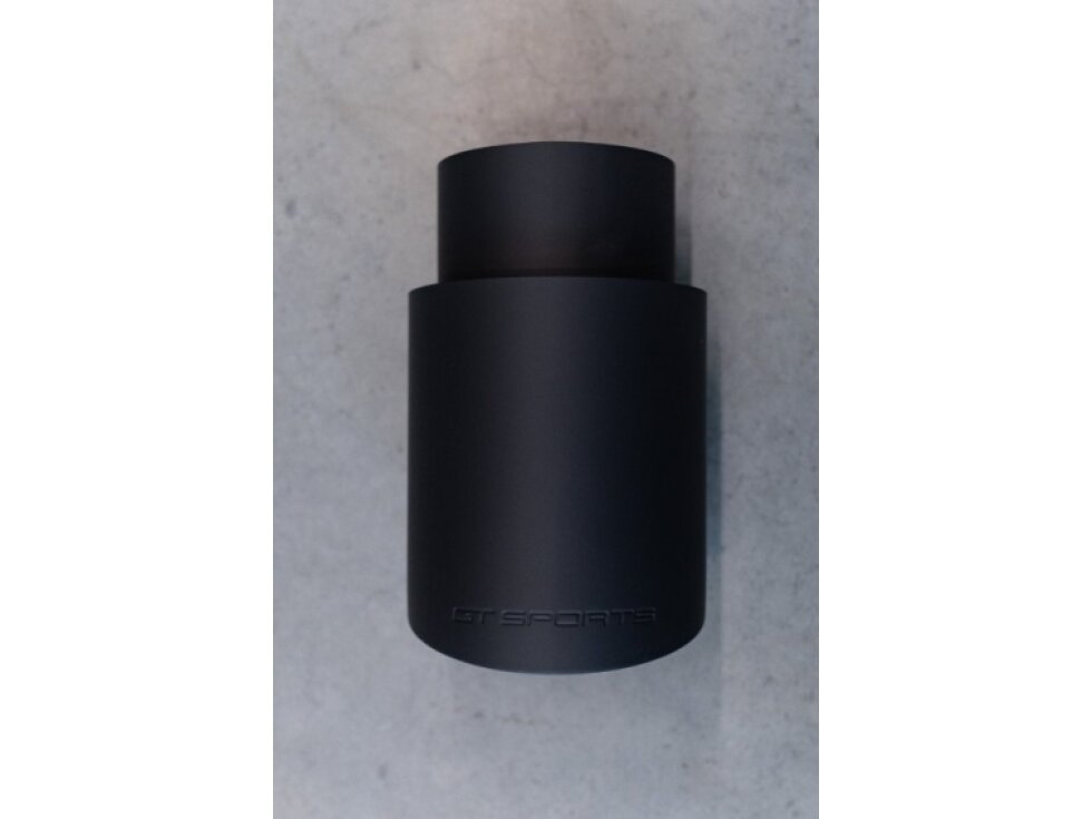 GTSPORTS OPF/GPFback výfuk 76mm BMW M3/M4 G8x - s rezonátorem / černé kulaté koncovky