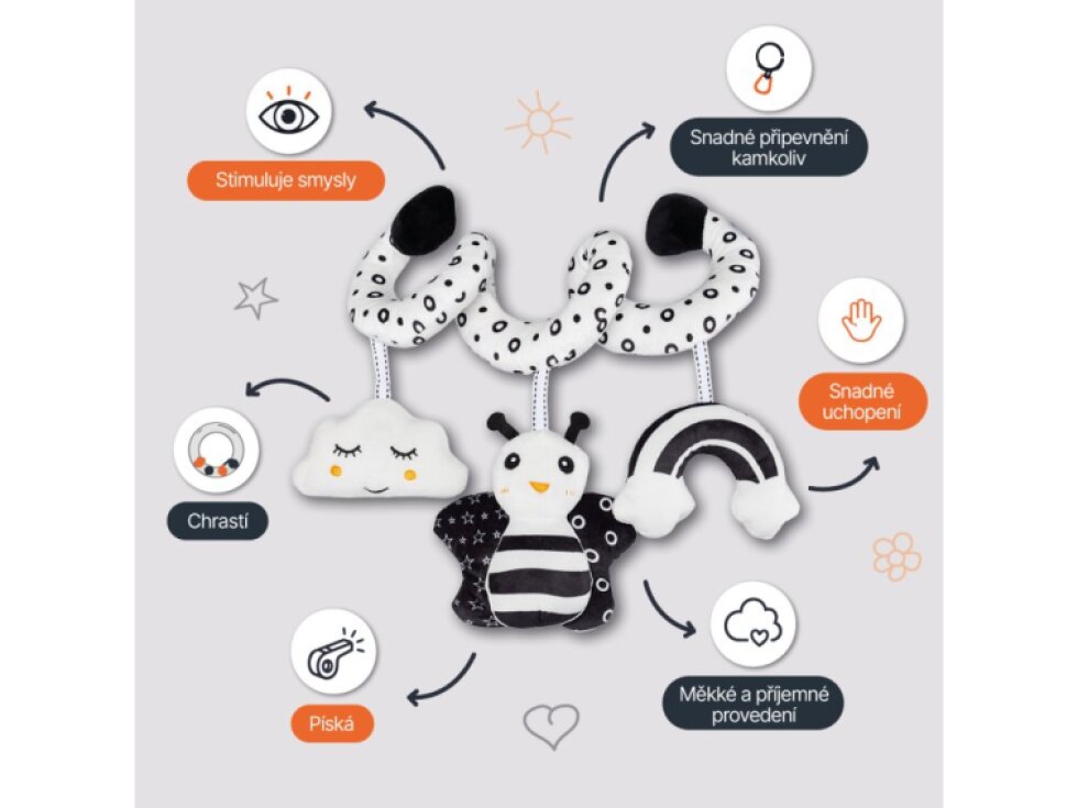 Zopa Senzorická aktivity hrazda Bee