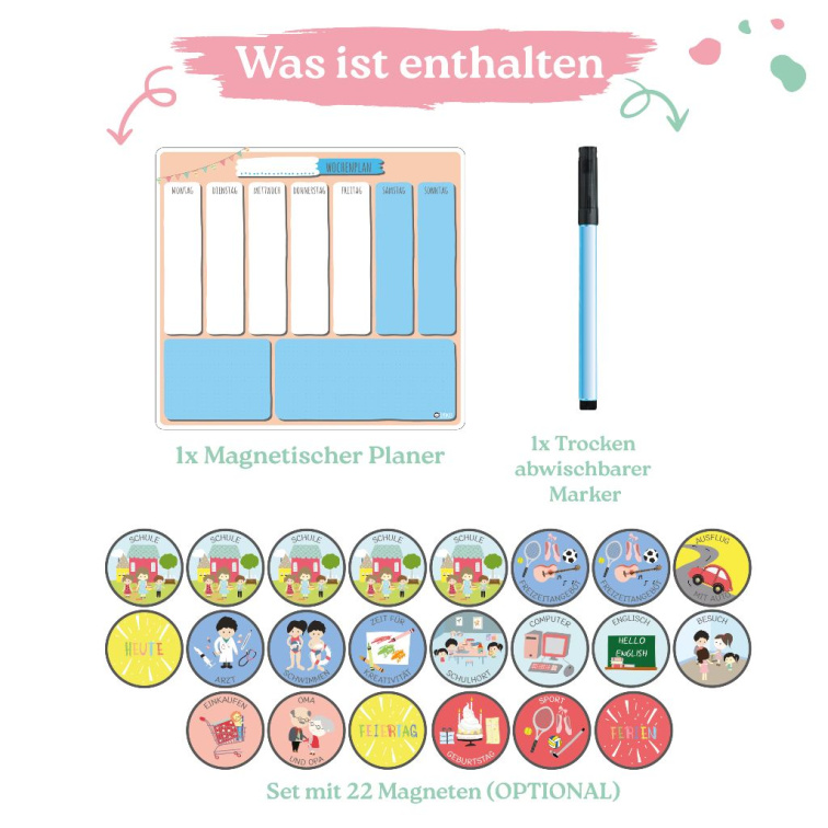 Weekly Planner for Schoolchildren