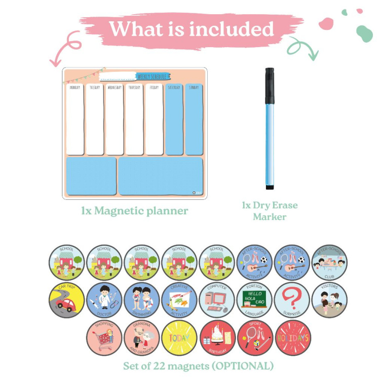 Weekly Planner for Schoolchildren