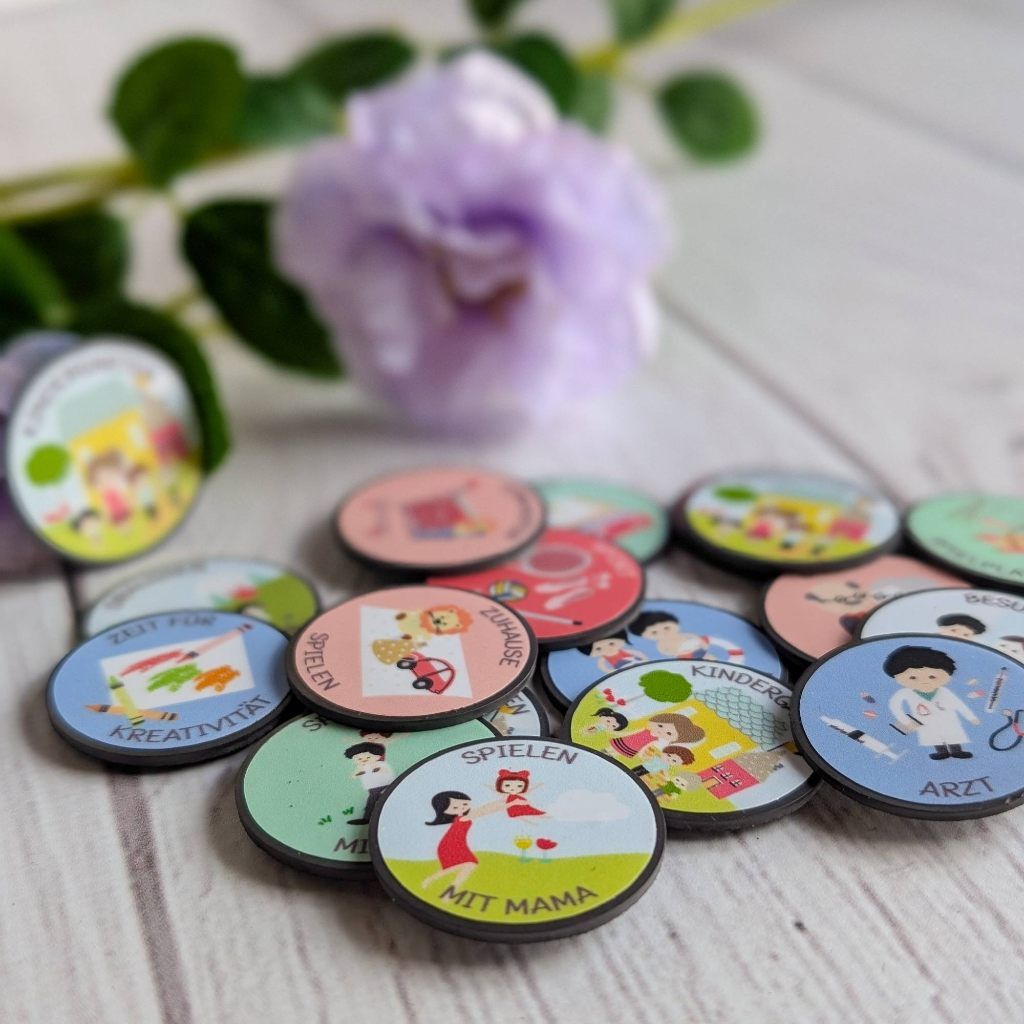Kindergarten-Aktivitäten-Magnete Set