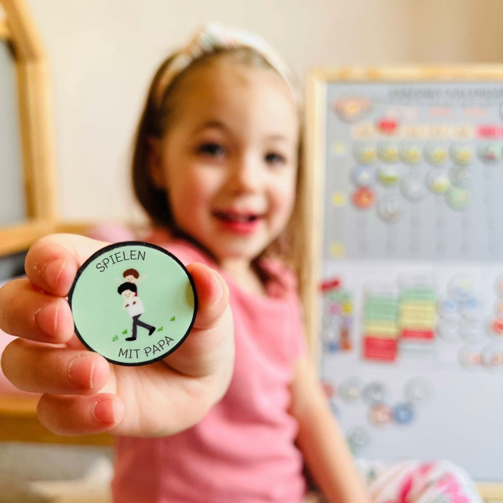 Magnetischer Schulkalender für Kinder – Woche, Aufgaben & Termine auf einen Blick