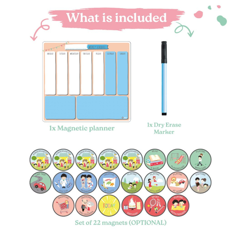 Weekly Planner for Kindergarten