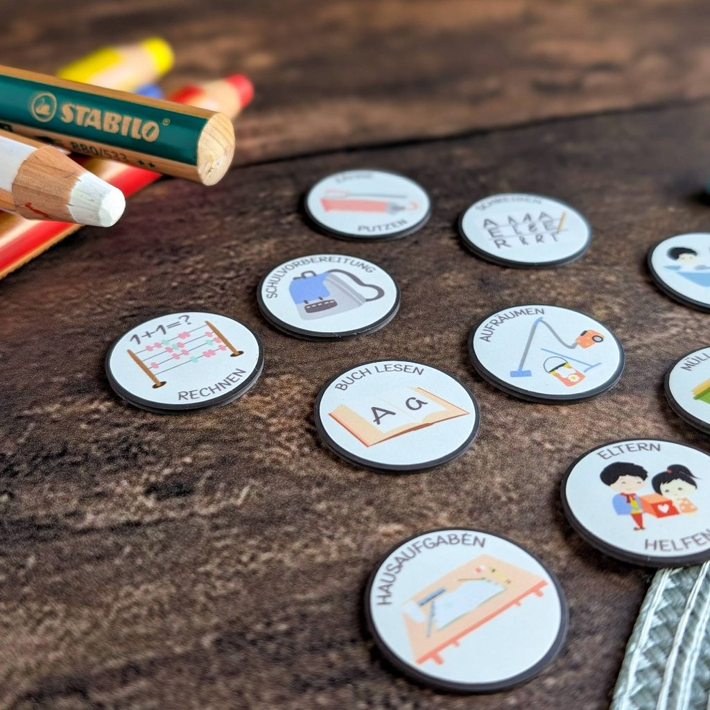Verantwortungs-Magnete Set - Schulkinder