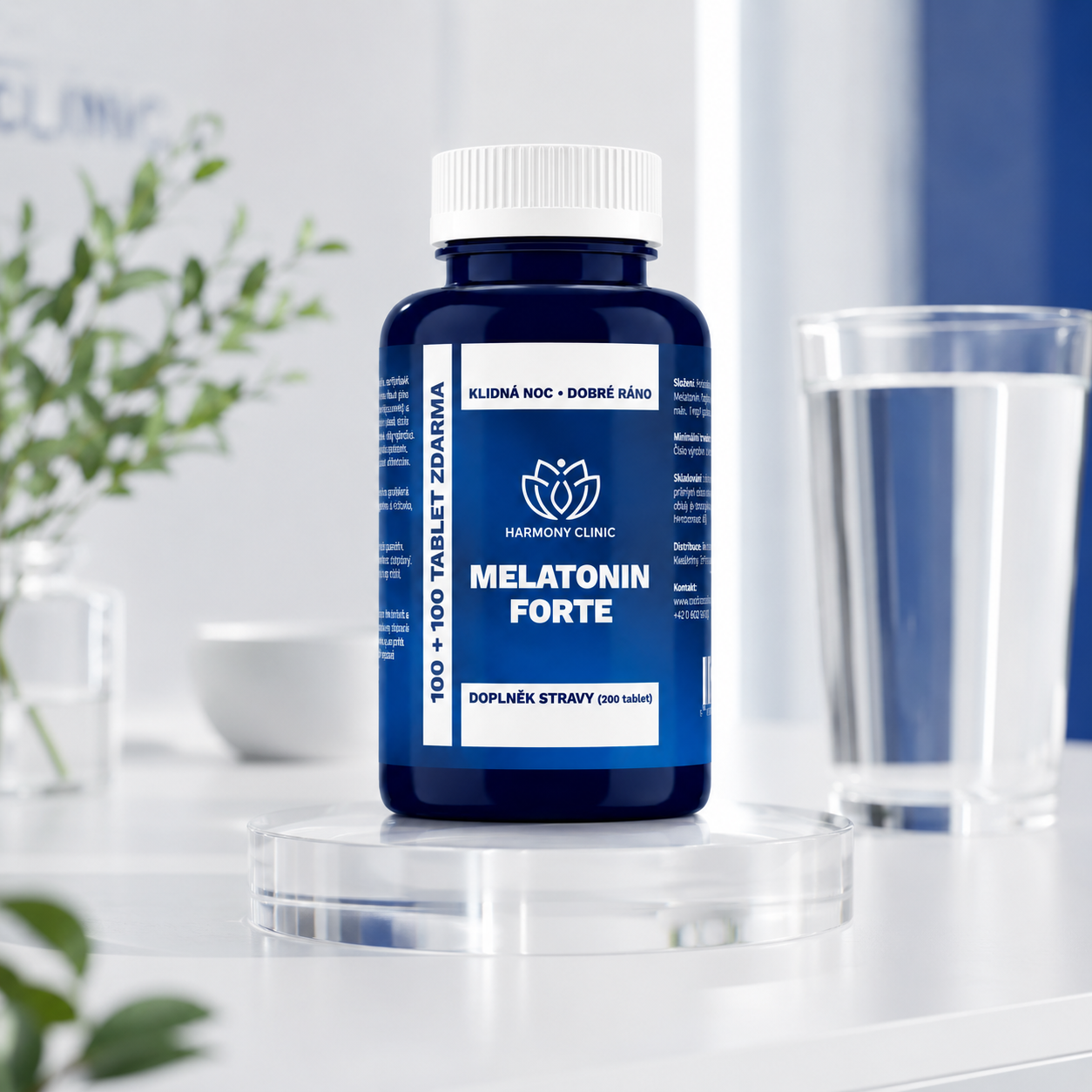 Melatonin pro večerní rutinu – MELATONIN FORTE – 200 tablet