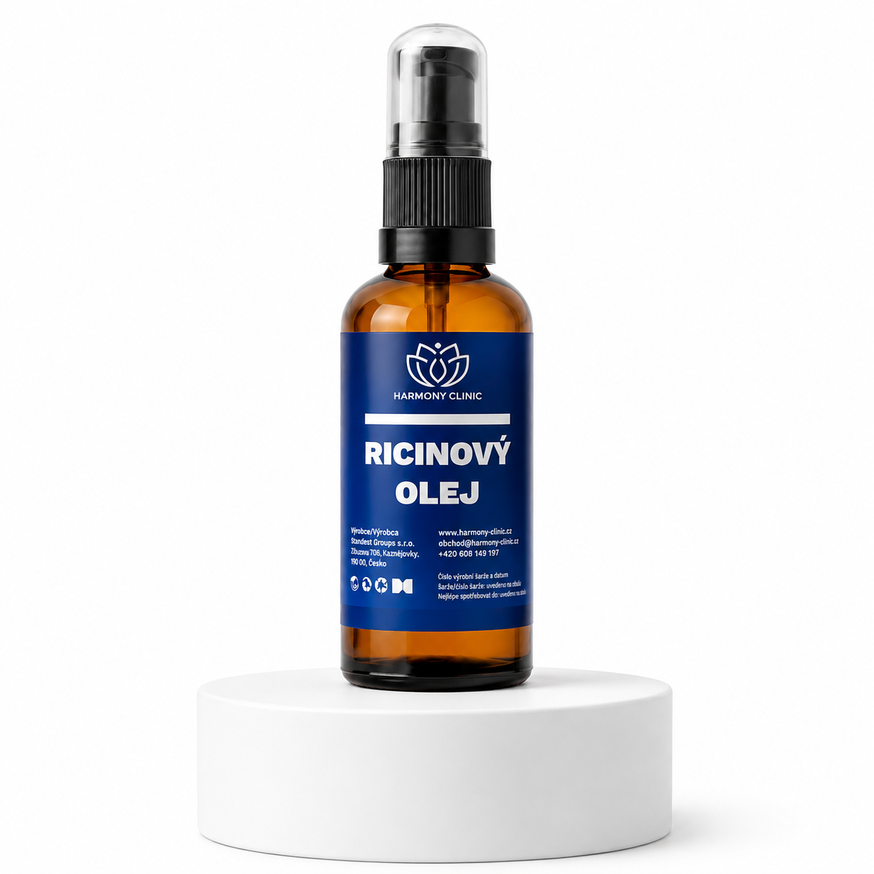 RICINOVÝ OLEJ - Lisovaný za studena - 50ml
