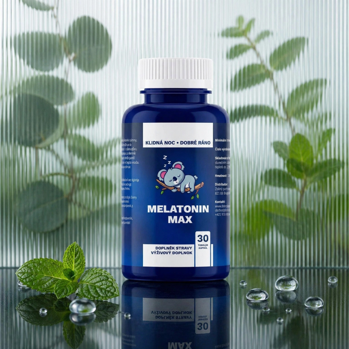 MELATONIN MAX - silný melatonin pro rychlé usínání - 30 Tablet