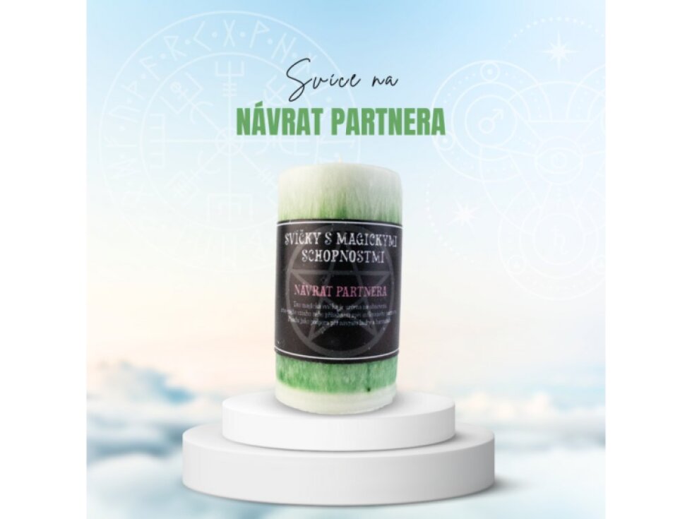 Svíce Návrat partnera 10,5 x 6 cm - Obnova lásky