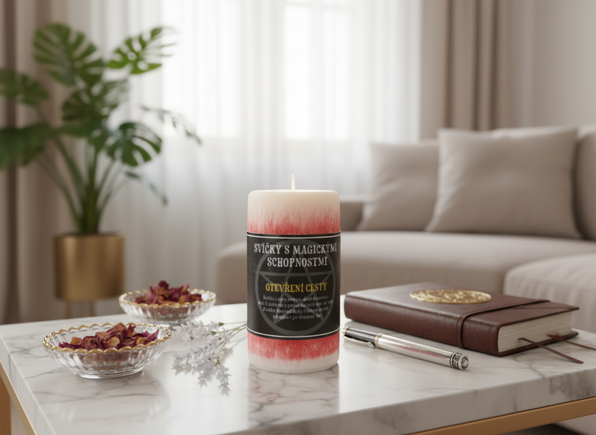 Svíčka Otevření cesty 10,5 x 6 cm - Magická podpora