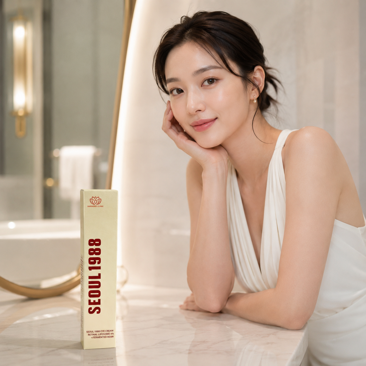 H-Clinic - SEOUL - Intenzivní krém pro oční okolí s retinální liposomy 4 % + fermentovanými boby - 30 ml