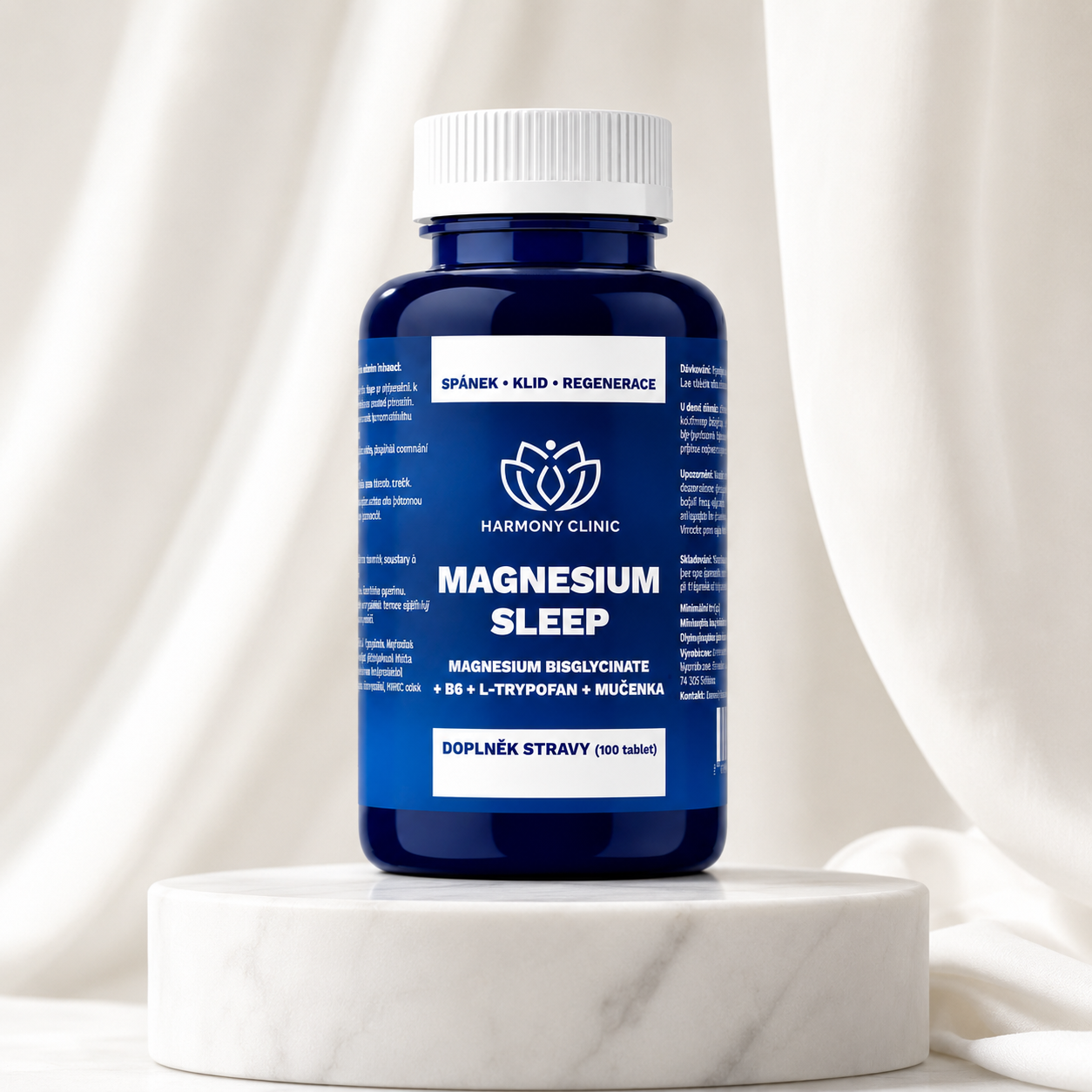 Hořčík s L-tryptofanem a mučenkou pro večerní relaxaci – MAGNESIUM SLEEP – 100 kapslí