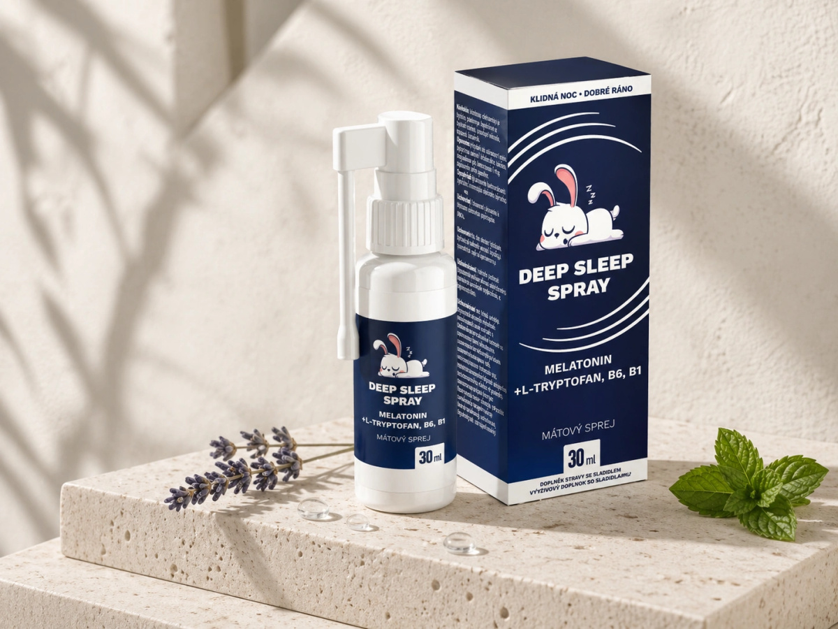 DEEP SLEEP SPRAY - Sprej s melatoninem pro klidný spánek, 30ml