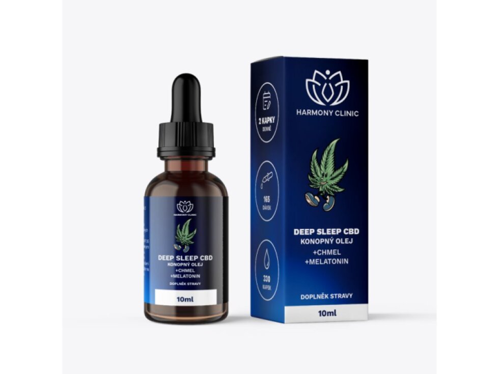 DEEP SLEEP CBD - Kapky pro klidný spánek 10ml