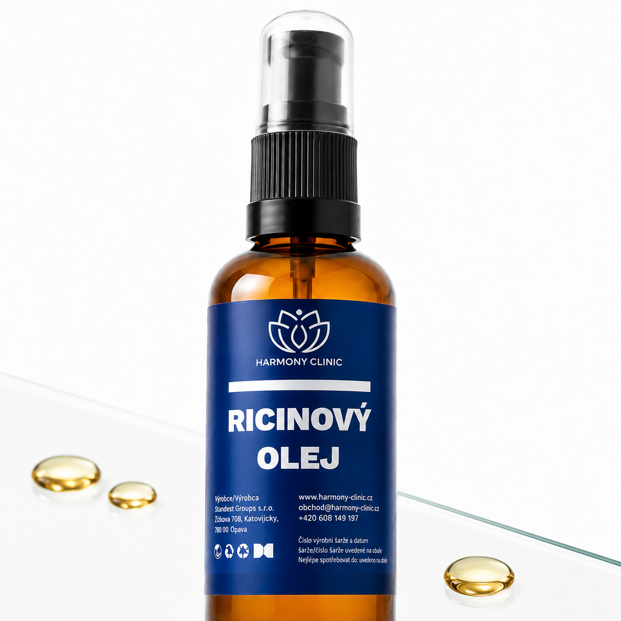 RICINOVÝ OLEJ - Lisovaný za studena - 50ml