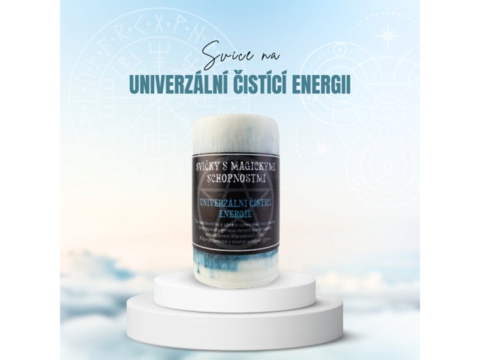 Svíce Univerzální čistící energie 10,5 x 6 cm - Magická síla