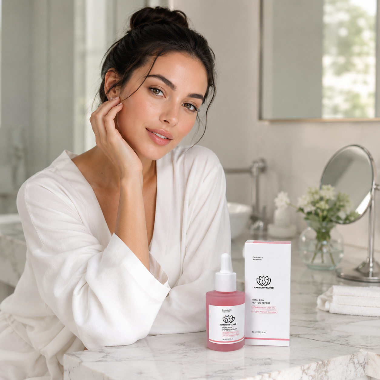 H-Clinic - intenzivní liftingové a revitalizační sérum s 5 druhy peptidů a fragmenty z DNA lososa - 30ml