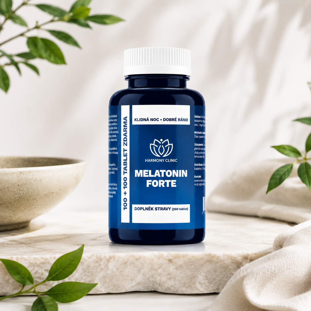 Melatonin pro večerní rutinu – MELATONIN FORTE – 200 tablet