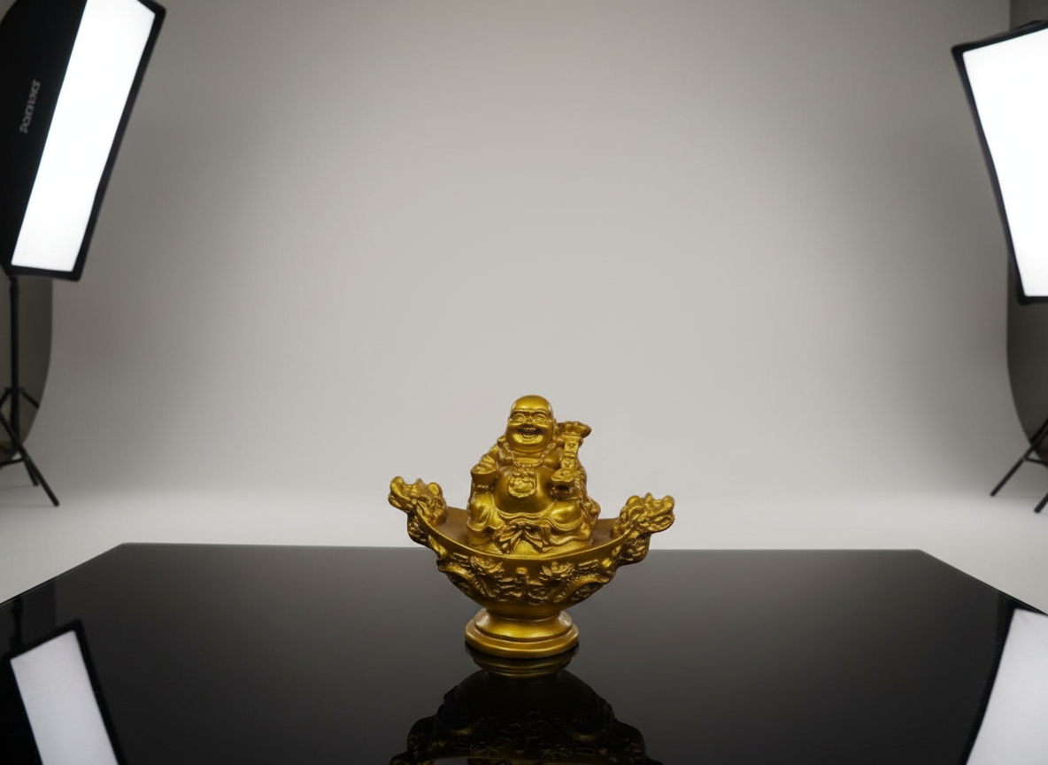 Buddha s Ingotem - Symbol úspěchu a hojnosti