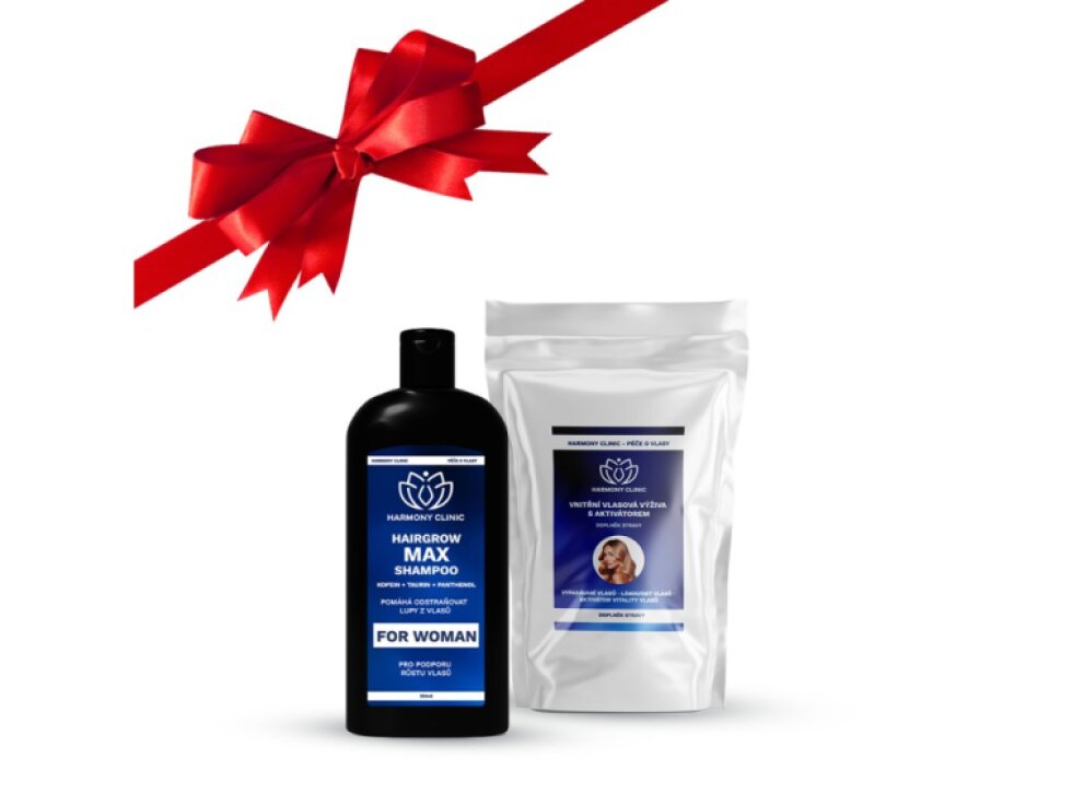 Výhodný balíček ZDRAVÉ VLASY PRO ŽENY - RENOHAIR MAX & HAIRGROW SHAMPOO