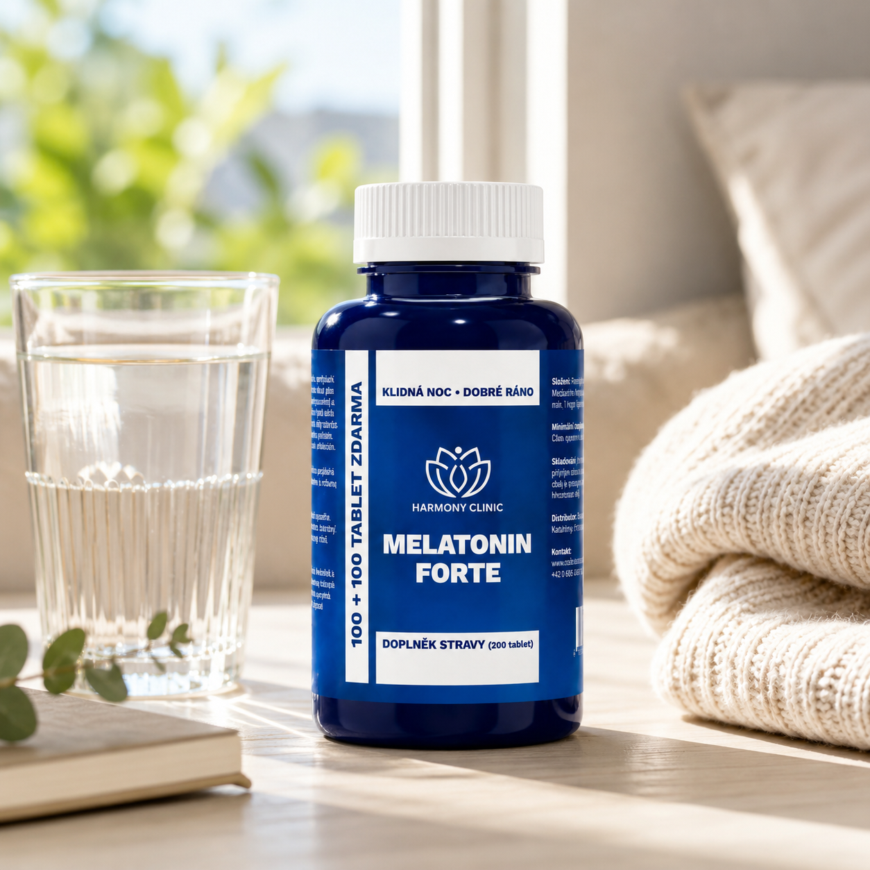 Melatonin pro večerní rutinu – MELATONIN FORTE – 200 tablet