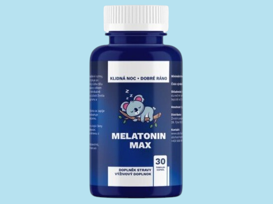 MELATONIN MAX - silný melatonin pro rychlé usínání - 30 Tablet