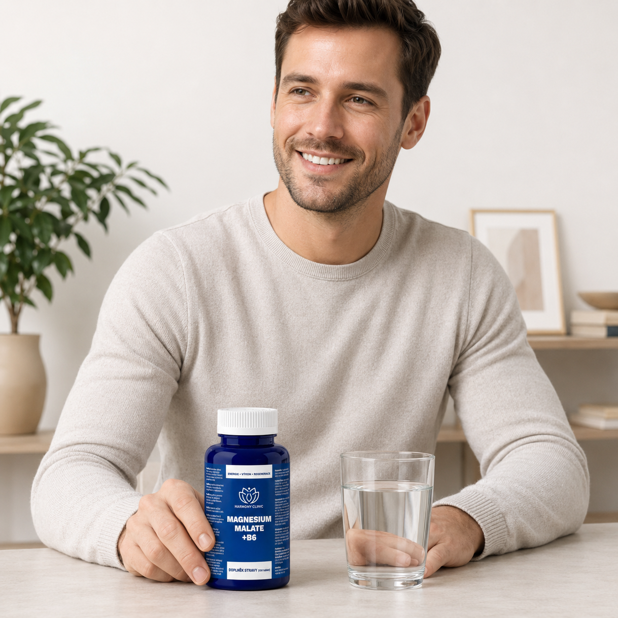 Hořčík malát s vitamínem B6 pro energii a nervovou soustavu – MAGNESIUM MALATE + B6 – 100 kapslí