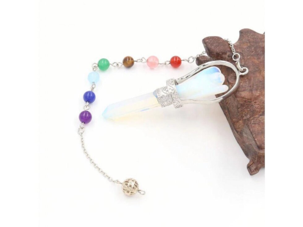 Čakrové kyvadlo anděl z opalitu - harmonizace a meditace