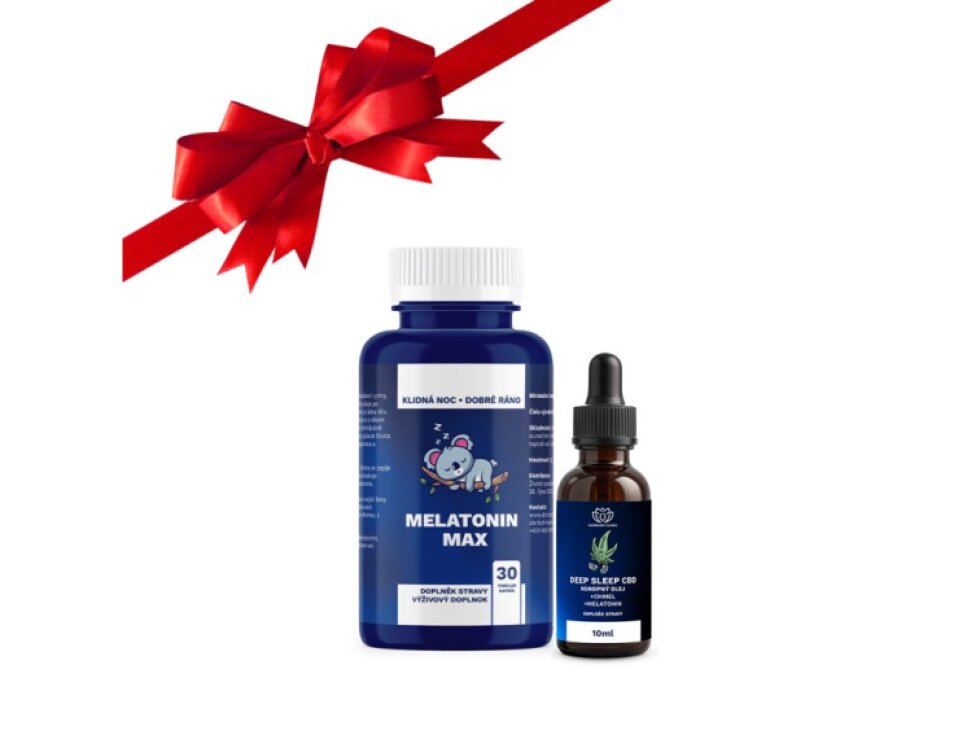 Výhodný balíček SPÁNEK A REGENERACE - DEEP SLEEP CBD & MELATONIN MAX