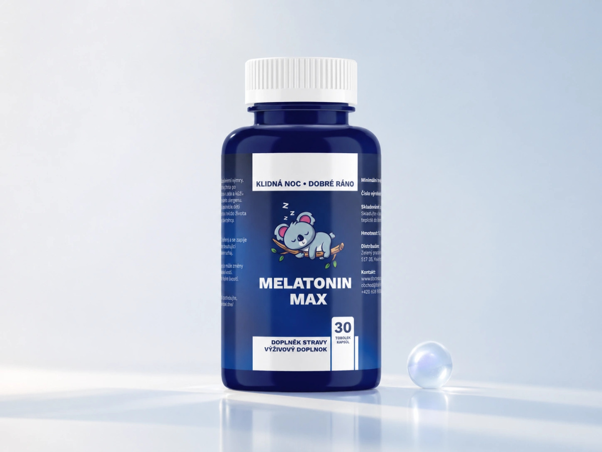 MELATONIN MAX - silný melatonin pro rychlé usínání - 30 Tablet