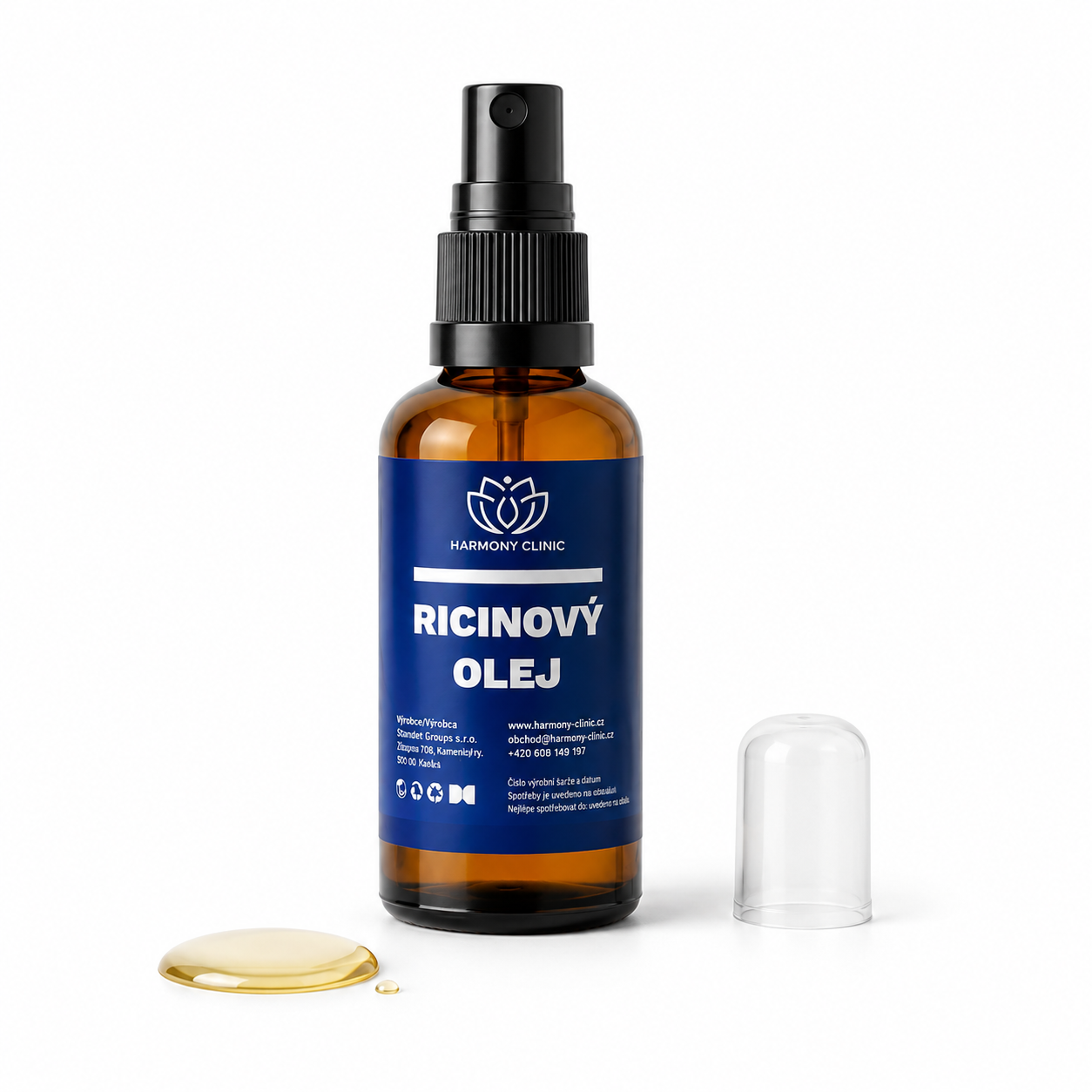 RICINOVÝ OLEJ - Lisovaný za studena - 50ml