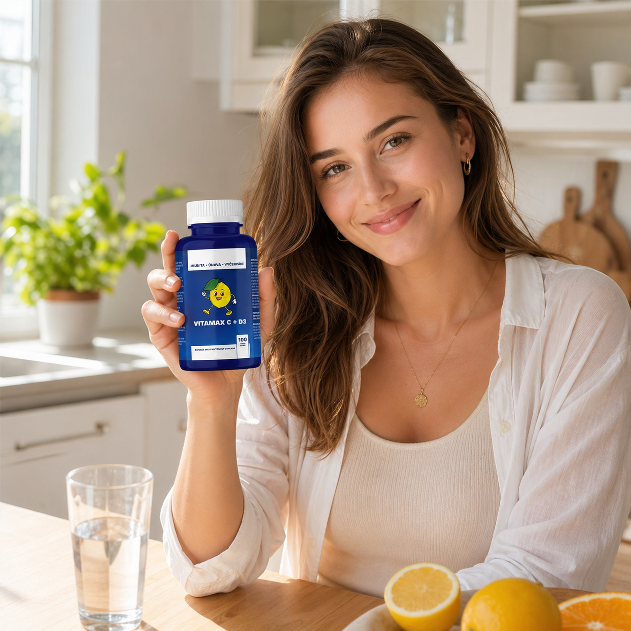 VITAMAX C + D3 - Podpora imunity a vitality, 100 tablet