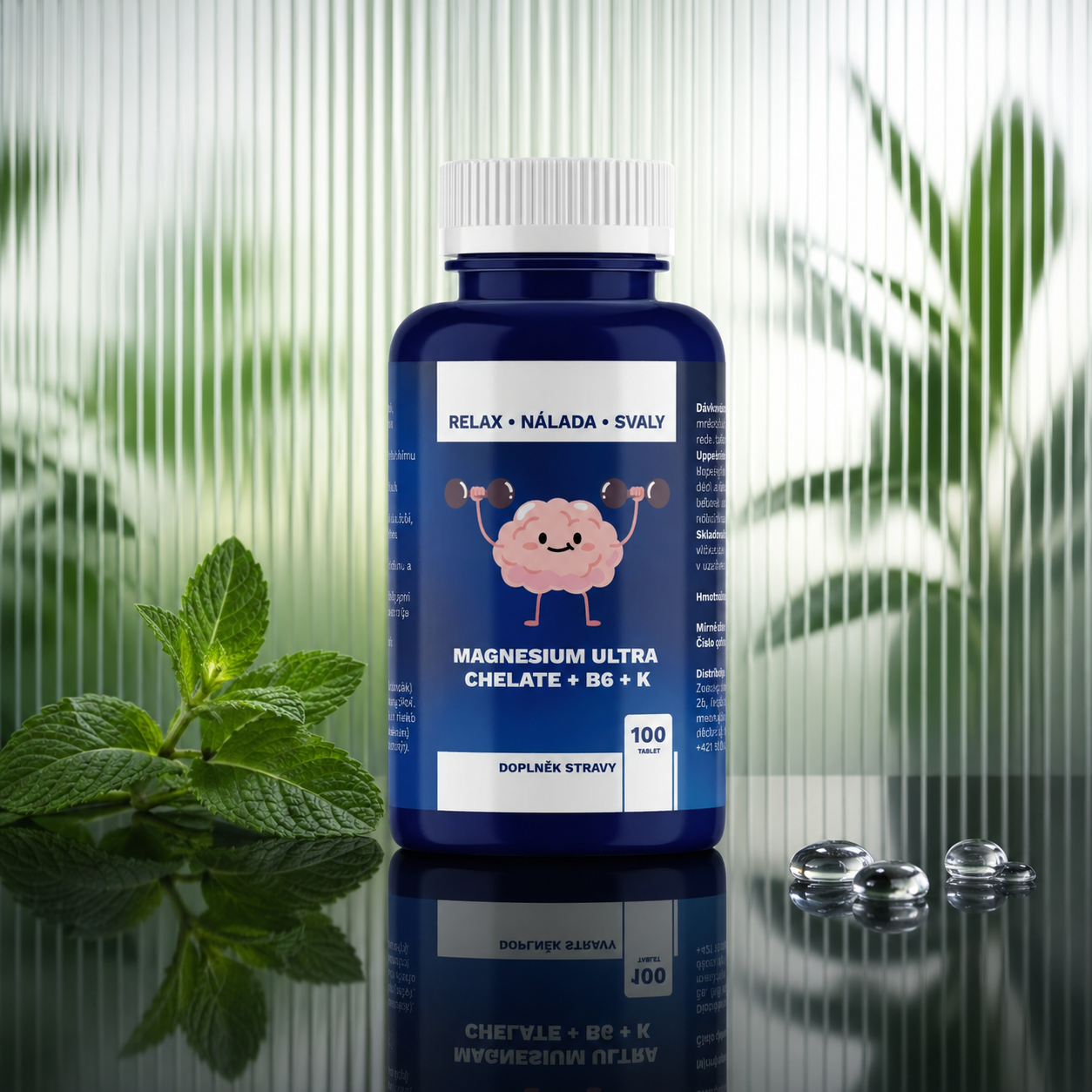 MAGNESIUM ULTRA CHELATE + B6 + K - Podpora energie a nervů