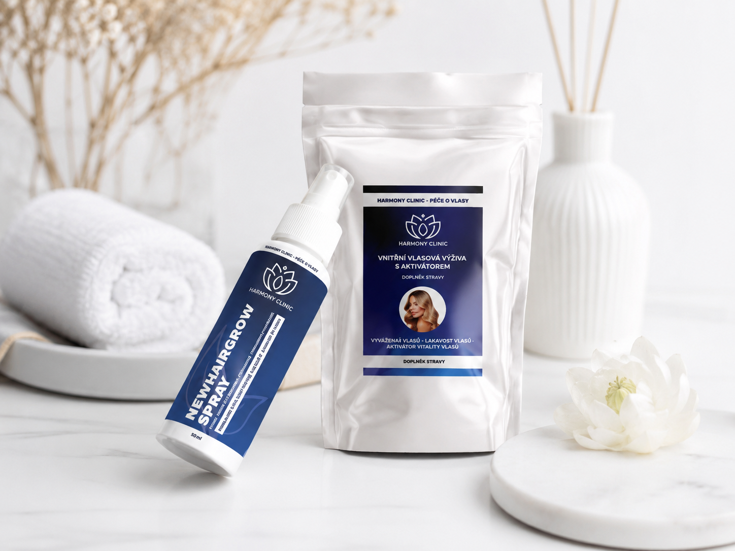 Výhodný balíček VLASOVÉ HNOJIVO - KERATIN RENEW PLUS & RENOHAIR MAX