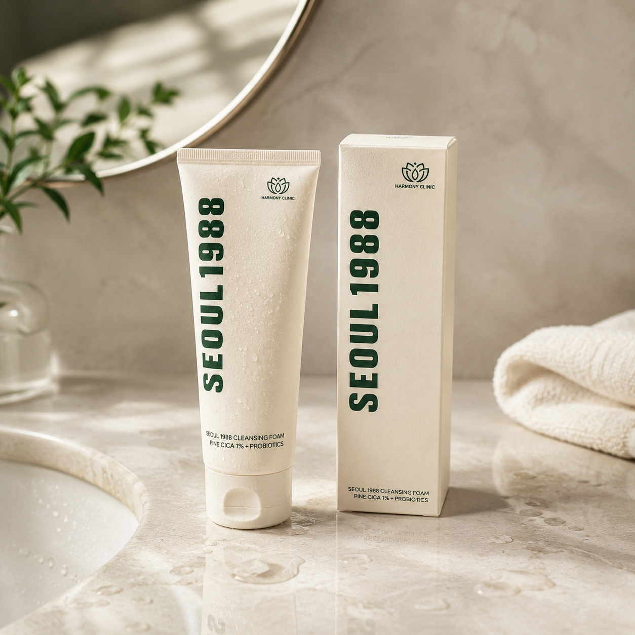 H-Clinic - SEOUL - Intenzivní čistíci pěna - Pine Cica 1% - 150ml