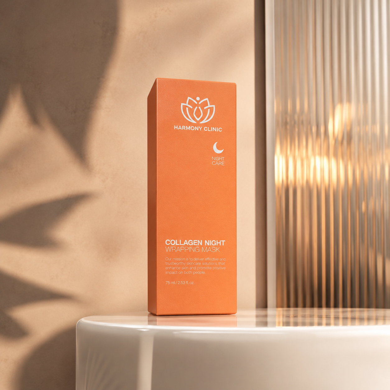 H-Clinic - Kolagenová maska - intenzivní liftingová noční sloupávací maska s kolagenem 75ml
