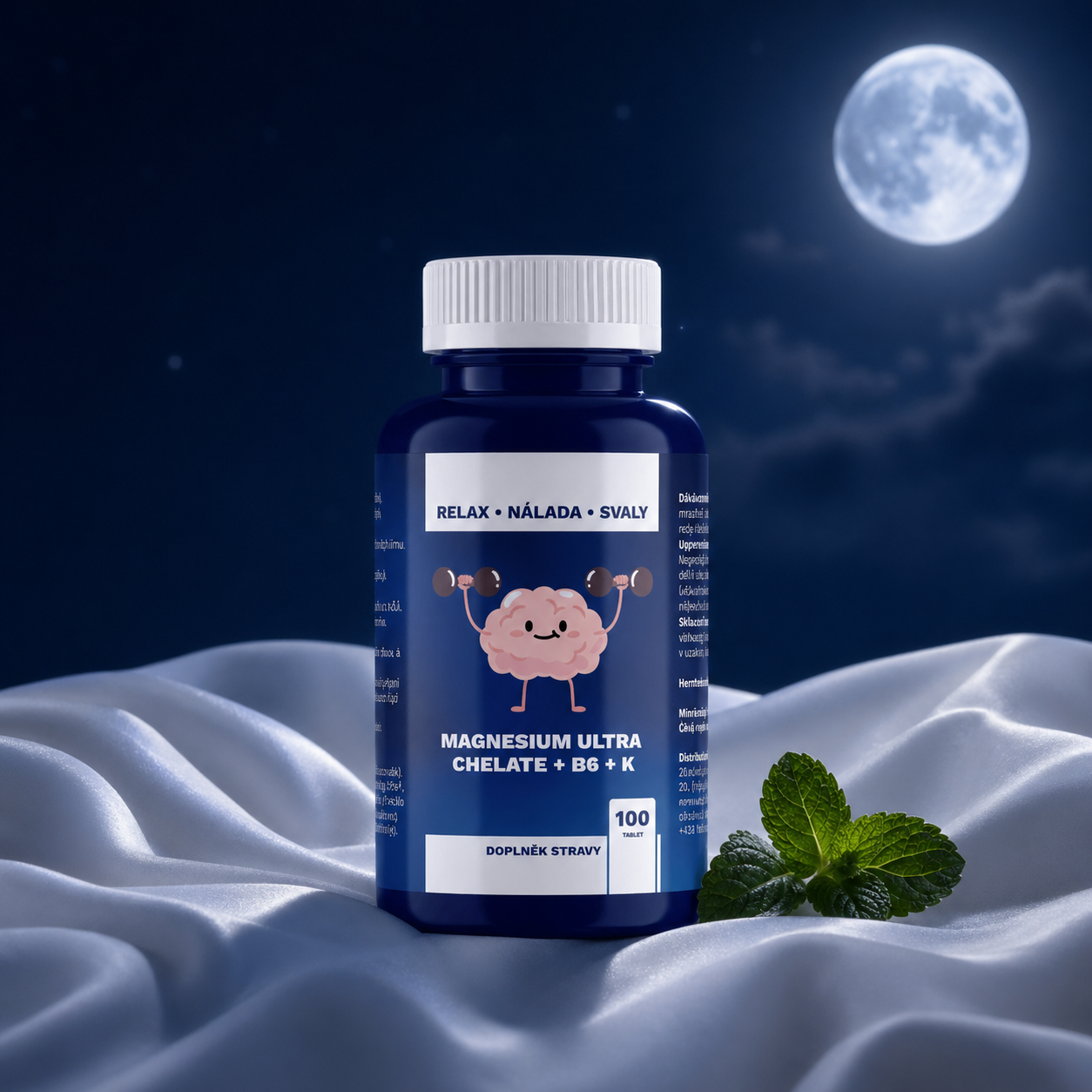MAGNESIUM ULTRA CHELATE + B6 + K - Podpora energie a nervů