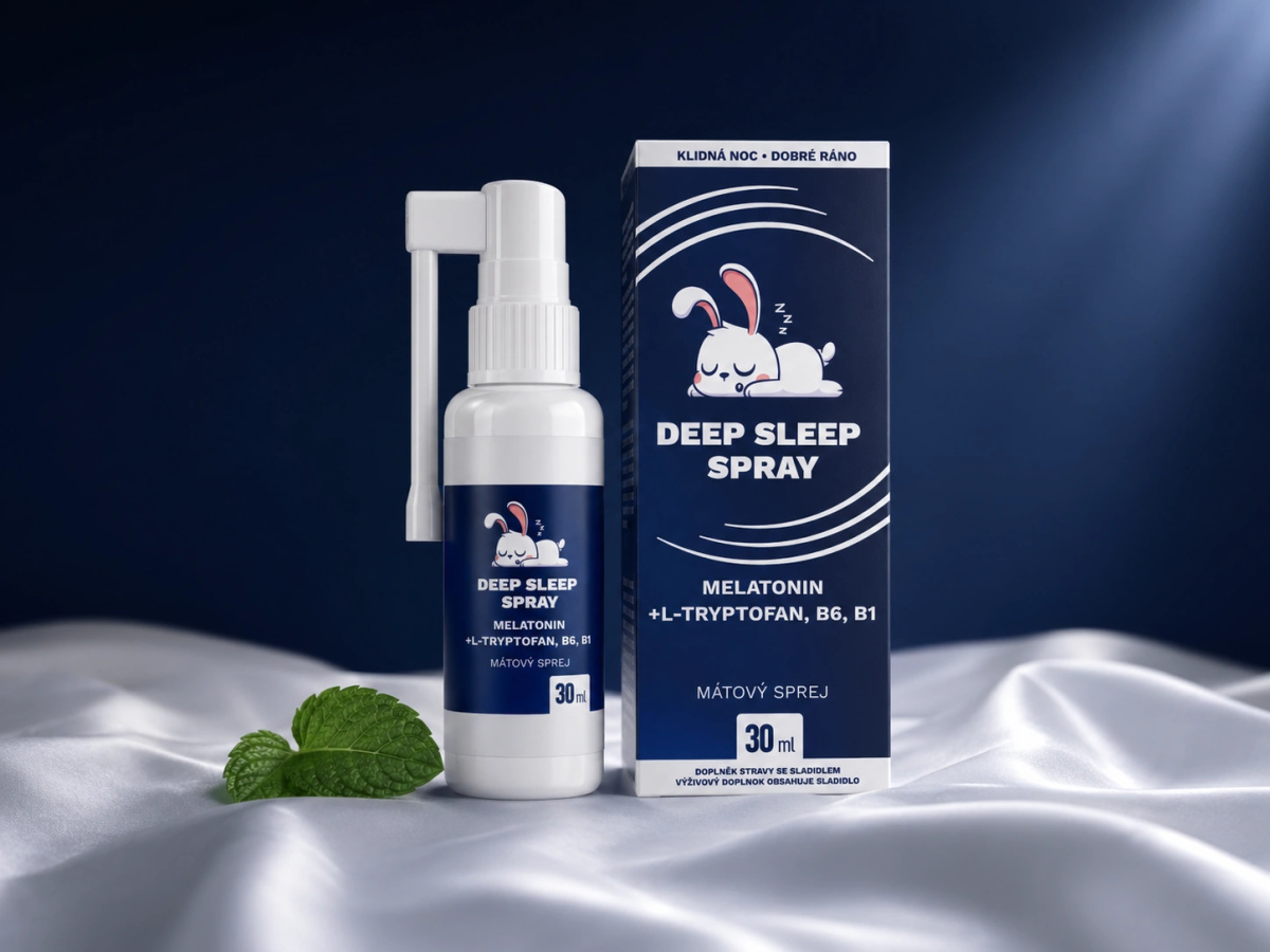 DEEP SLEEP SPRAY - Sprej s melatoninem pro klidný spánek, 30ml