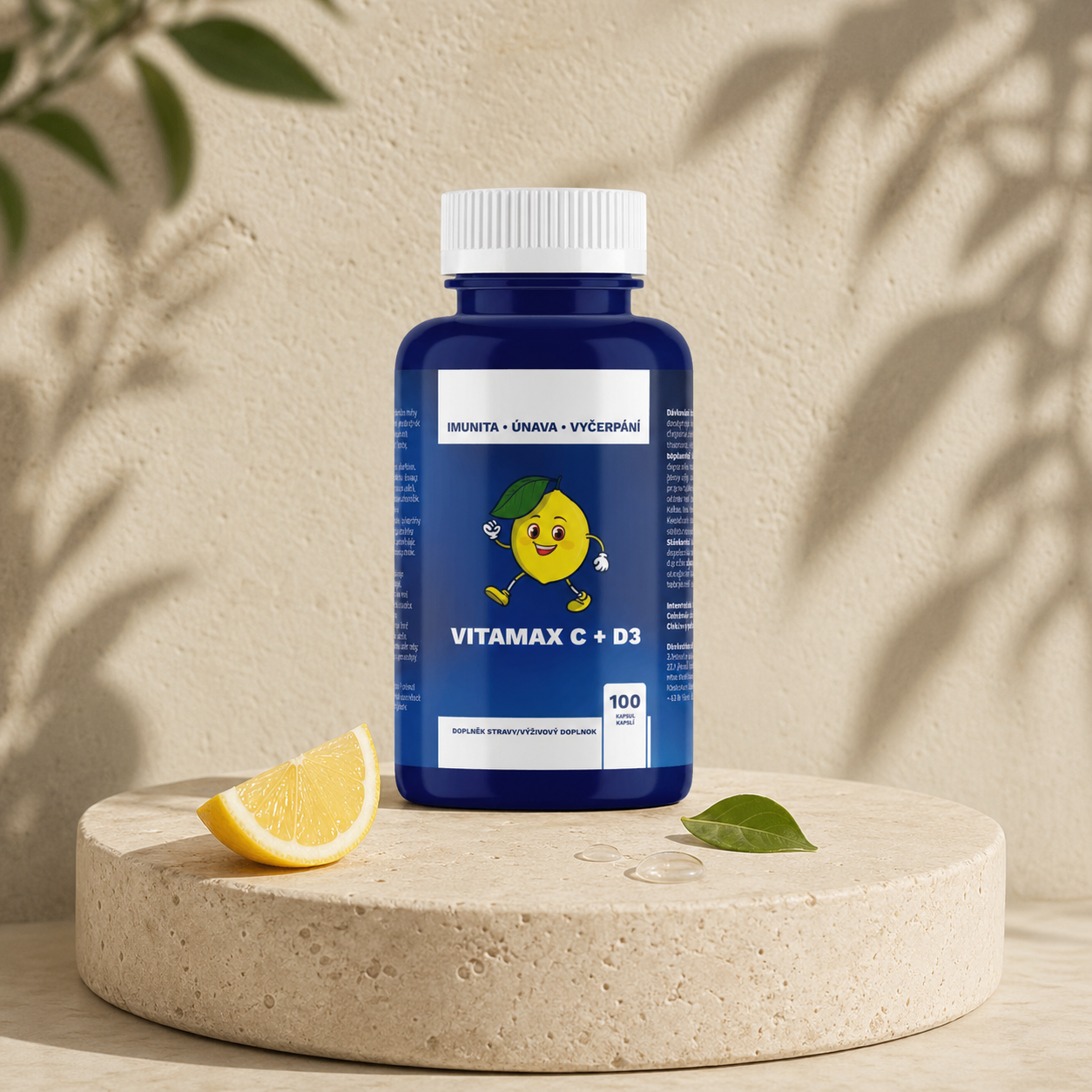 VITAMAX C + D3 - Podpora imunity a vitality, 100 tablet