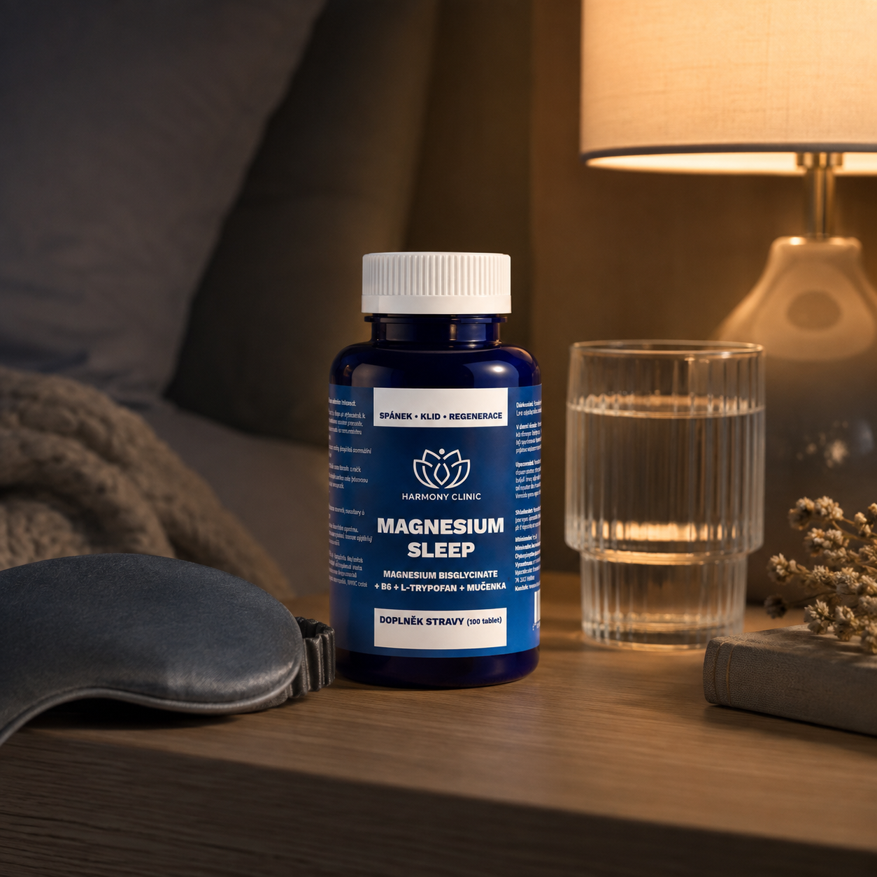 Hořčík s L-tryptofanem a mučenkou pro večerní relaxaci – MAGNESIUM SLEEP – 100 kapslí