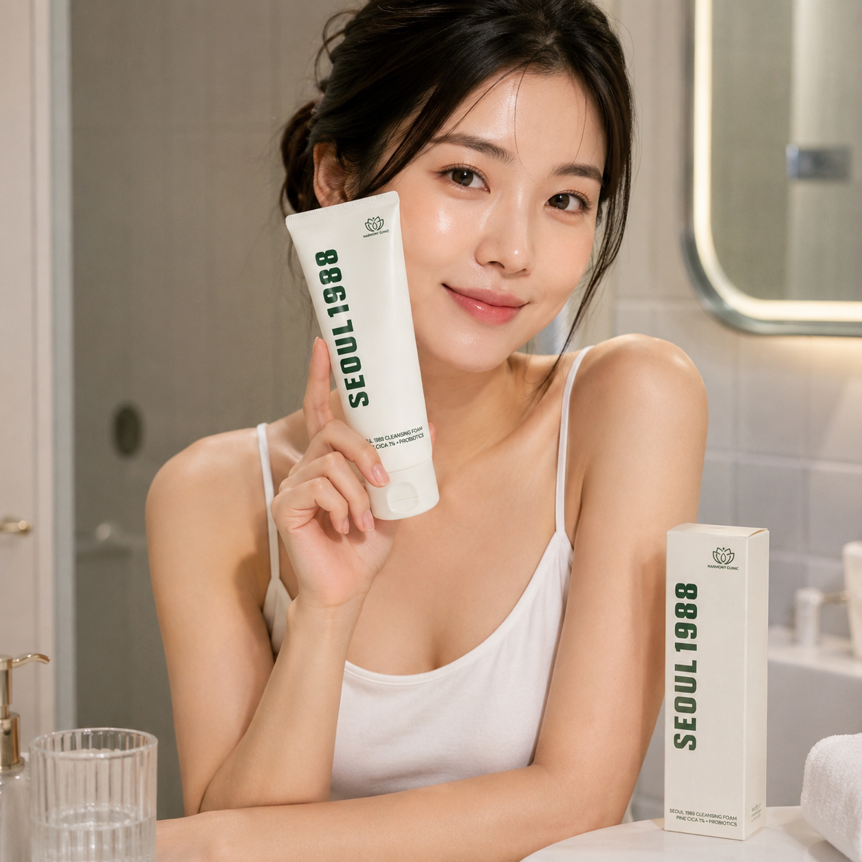 H-Clinic - SEOUL - Intenzivní čistíci pěna - Pine Cica 1% - 150ml