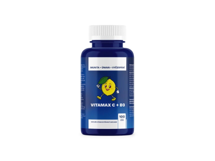 VITAMAX C + D3 - Podpora imunity a vitality, 100 tablet