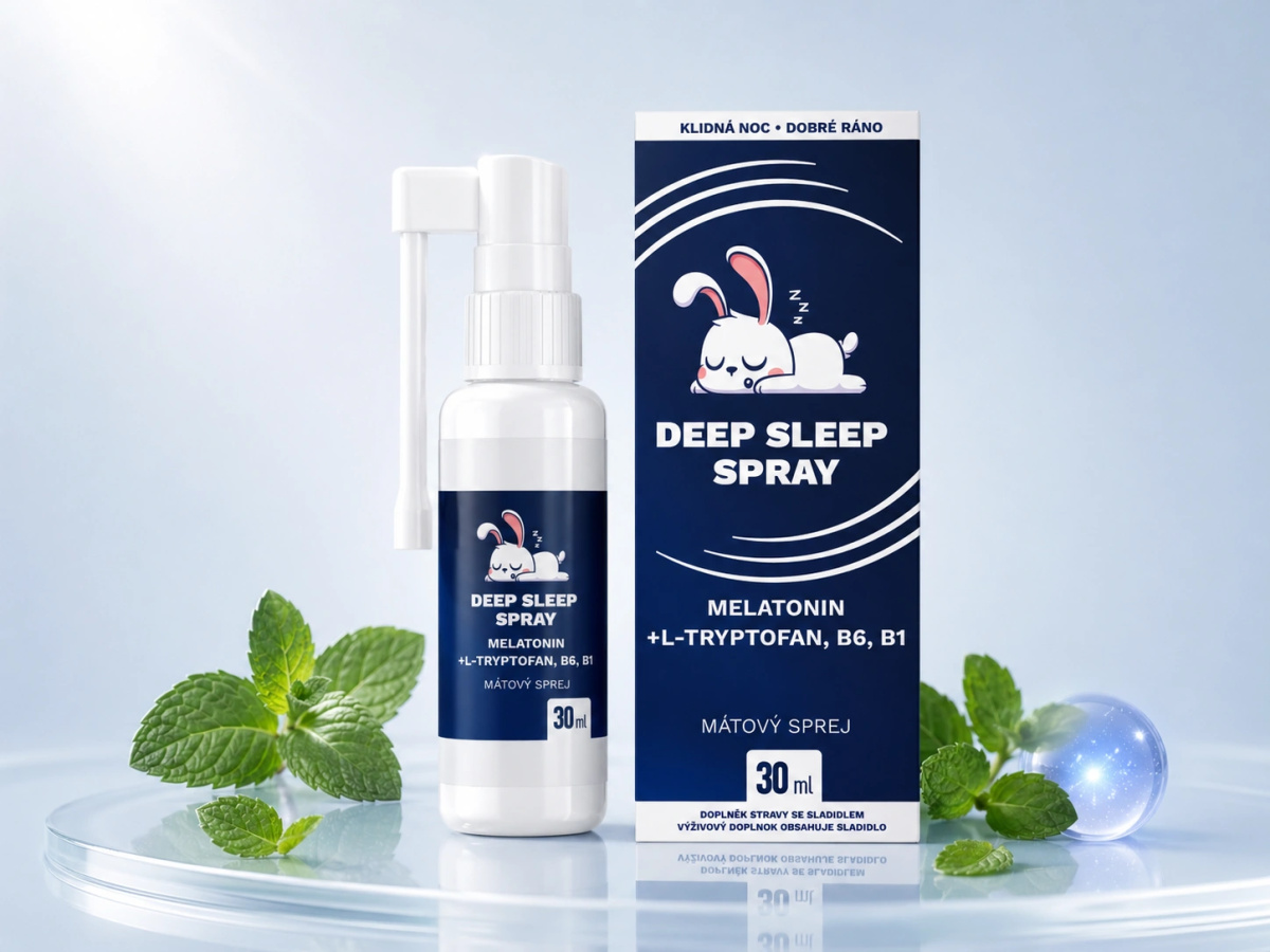 DEEP SLEEP SPRAY - Sprej s melatoninem pro klidný spánek, 30ml