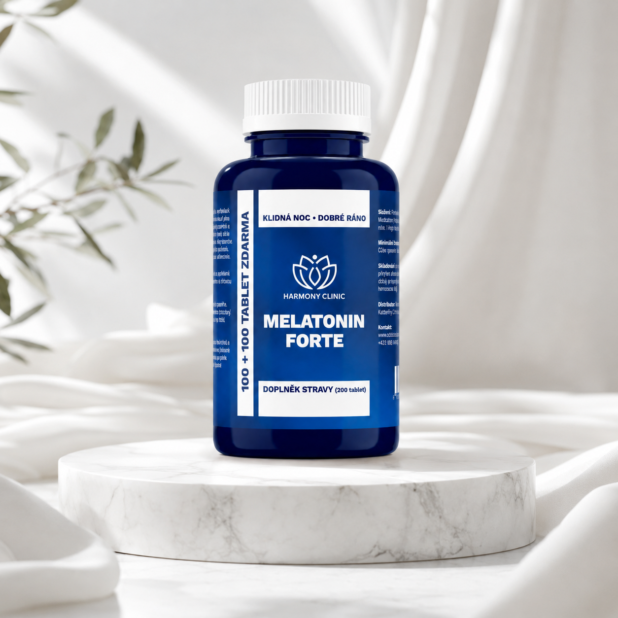 Melatonin pro večerní rutinu – MELATONIN FORTE – 200 tablet
